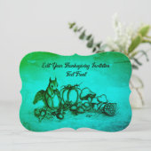 Eekhoorn in de herfst, fijne Thanksgiving! Kaart (Staand voorkant)