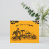 Eekhoorn in de herfst, Happy Thanksgiving! Briefkaart (Staand voorkant)