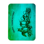 Eekhoorn in de herfst, Happy Thanksgiving! Magneet (Verticaal)