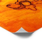 Eekhoorn in de herfst, Prettig Thanksgiving! Poster (Hoek)