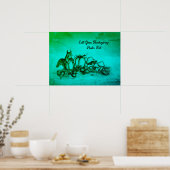 Eekhoorn in de herfst, Prettig Thanksgiving! Poster (Keuken)