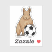 Eekhoorn in de sport sticker (Vel)