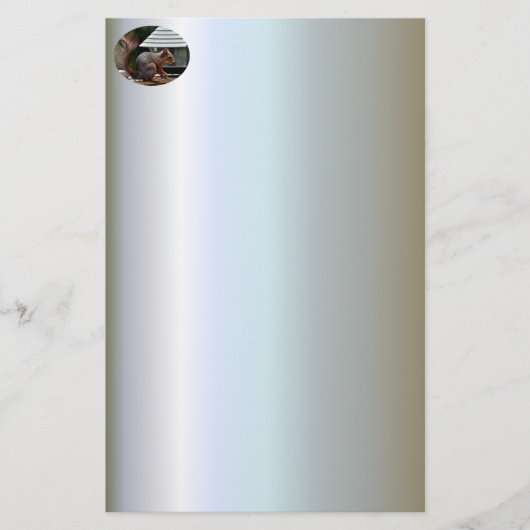 Eekhoorn in de Vogelfeeder Briefpapier (Voorkant)