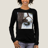 Eekhoorn in een pijnboom Tri-Blend shirt (Voorkant)