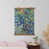 Eekhoorn in het bos, William Morris Hangend Wandkleed (Slaapkamer)