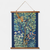 Eekhoorn in het bos, William Morris Hangend Wandkleed (Voorkant)