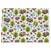 Eekhoorn in het eikenbos groot cadeauzakje (Voorkant)