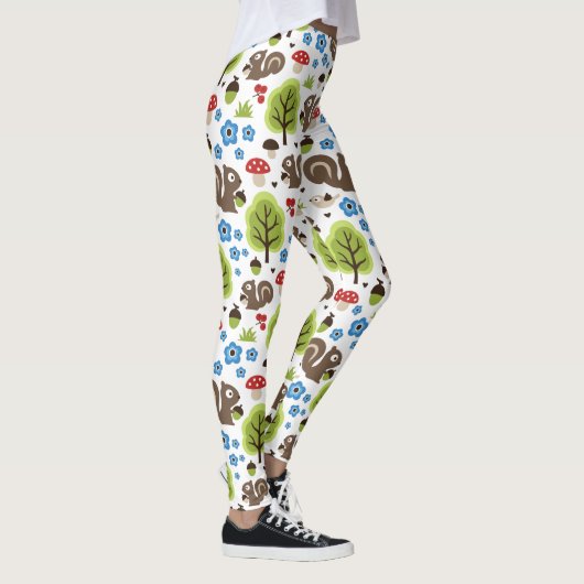 Eekhoorn in het eikenbos leggings (Rechts)