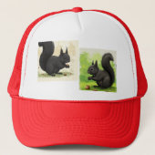 Eekhoorn in het park trucker pet (Voorkant)