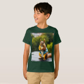 Eekhoorn in het regen T-shirt (Voorkant volledig)