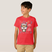 Eekhoorn in hoofdtelefoon en Santa Hat - Jingle Be T-shirt (Voorkant volledig)