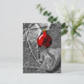 Eekhoorn in kerstboom briefkaart (Staand voorkant)