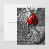 Eekhoorn in kerstboom briefkaart (Voorkant / Achterkant)