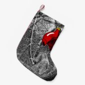 Eekhoorn in kerstboom kleine kerstsok (Voorkant (Hangend))