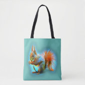 Eekhoorn in moderne stijl - koel tote bag (Voorkant)