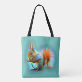 Eekhoorn in moderne stijl - koel tote bag (Achterkant)