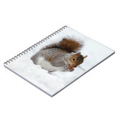 Eekhoorn in sneeuw met Berry Notitieboek (Linkerzijde)