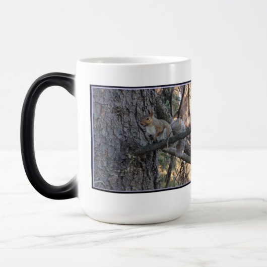 Eekhoorn in Tree Magic Morphing Mok (Links)