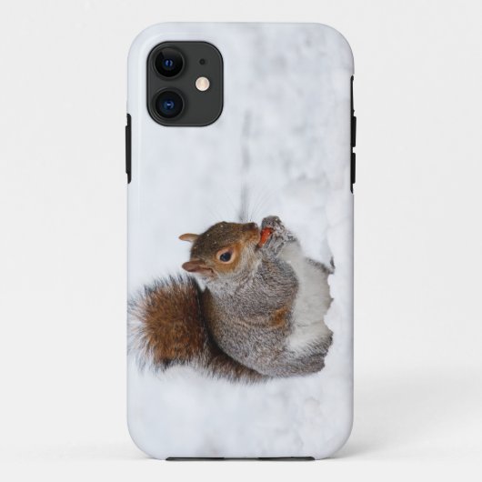 Eekhoorn in Winter iPhone 5 Hoesje (Achterkant)