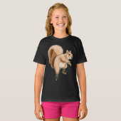 Eekhoorn Inline skating Rollerschaatsen T-shirt (Voorkant volledig)