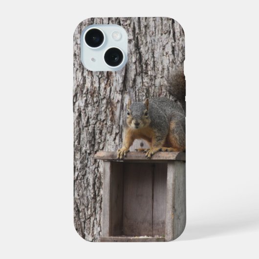 Eekhoorn iPhone 15 Case (Achterkant)