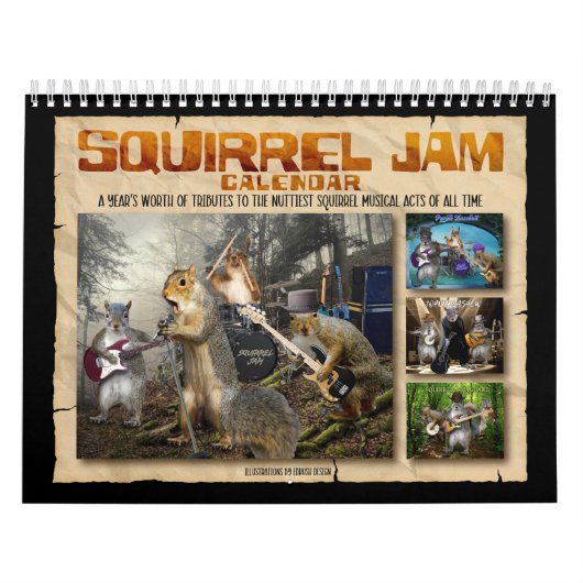 Eekhoorn Jam - Nutty Muzikanten Kalender (Hoes)