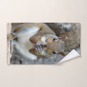 Eekhoorn JEUK aan een Nut Bad Handdoek (Handdoek)