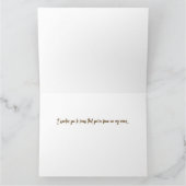 Eekhoorn - kaart met de tekst "Ik denk aan je" (Binnen)