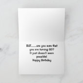 EEKHOORN KAN NIET GELOVEN DAT HET JE "60STE" VERJA KAART (Binnen)