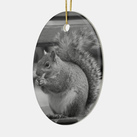 eekhoorn keramisch ornament (Links)