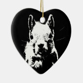 eekhoorn keramisch ornament (Rechts)