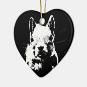 eekhoorn keramisch ornament (Links)