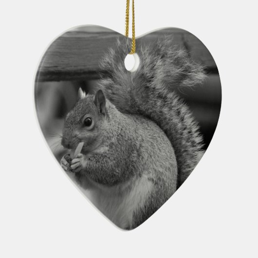 eekhoorn keramisch ornament (Rechts)