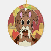 Eekhoorn - keramisch ornament (Links)