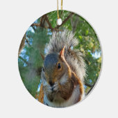 Eekhoorn Keramisch Ornament (Links)