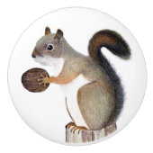 eekhoorn keramische knop (Voorkant)