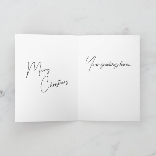 Eekhoorn Kerst Kaart Waterverf (Binnen)