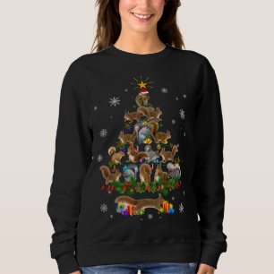 Eekhoorn Kerstboom Lichten Sweater Eekhoorn Ch