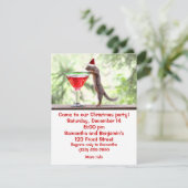 Eekhoorn kerstfeest kaart (Staand voorkant)