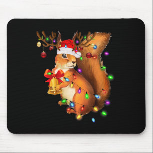 Eekhoorn Kerstlicht Familie Matching Pyjama Xm Muismat