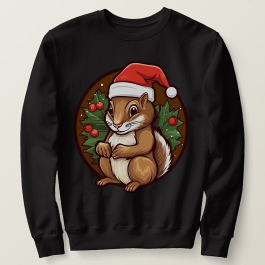 Eekhoorn Kerstmis Trui (Design voorkant)