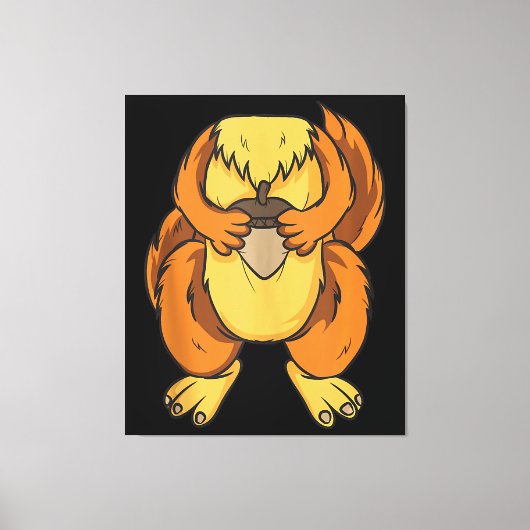 Eekhoorn kostuum Halloween Easy Cosplay Last Canvas Afdruk (Voorkant)