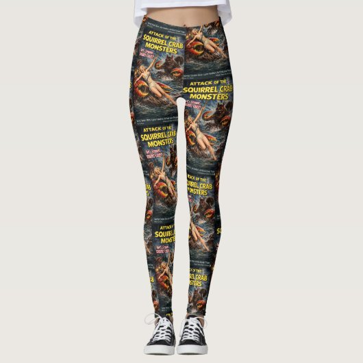 Eekhoorn Krab Monsters Leggings (Voorkant)