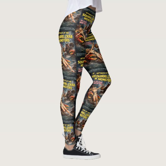 Eekhoorn Krab Monsters Leggings (Rechts)