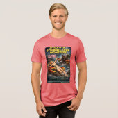 Eekhoorn Krab Monsters Tri-Blend Shirt (Voorkant volledig)