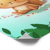 Eekhoorn kweekkamer print dier kind kamer poster (Hoek)