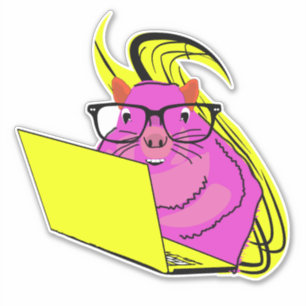 Eekhoorn laptop sticker