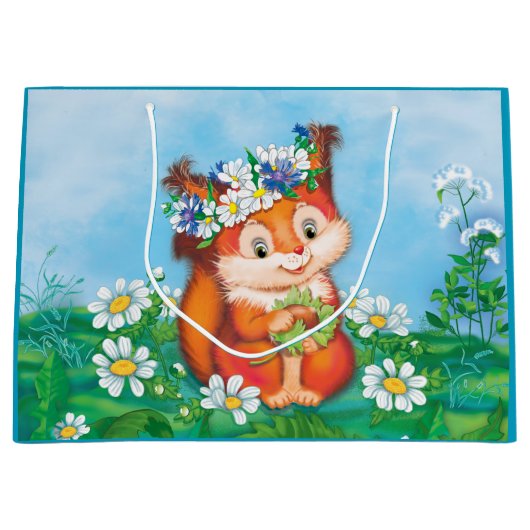 eekhoorn large cadeautasje (Voorkant)