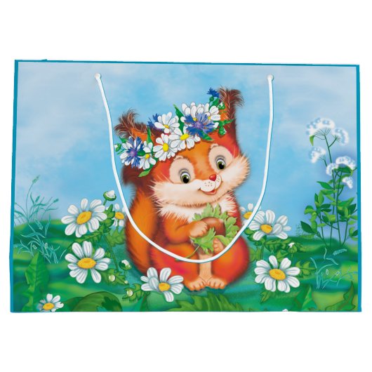 eekhoorn large cadeautasje (Achterkant)
