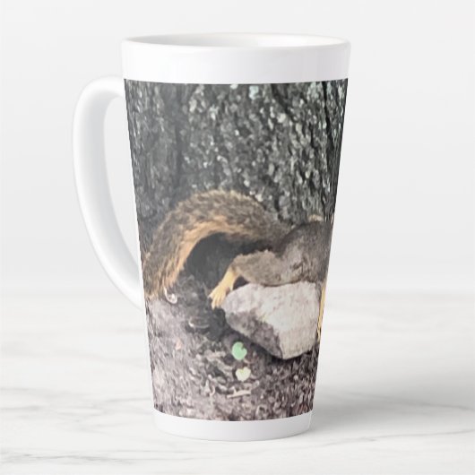 eekhoorn latte mok (Linkerhoek)